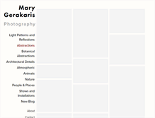 Tablet Screenshot of maryg-photo.com